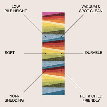Prism Geometric Striped Area Rug